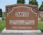 Davis Family Headstone