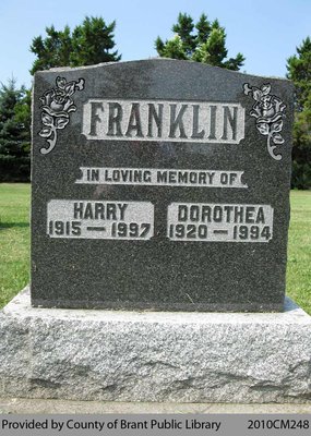 Franklin Family Headstone