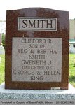 View Back of Headstone