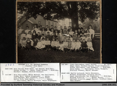 1907 Cathcart S.S. No. 24 Class Photo