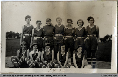 1932 Burford Blue Birds Team Photo