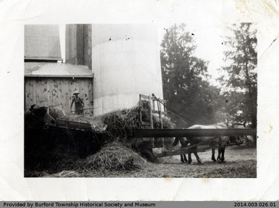 Farmer on a Hay Wagon