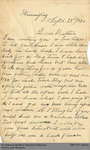 Letter From James Poole to His Brother