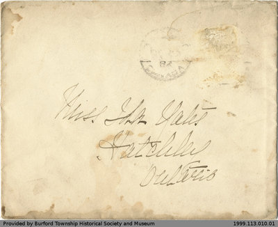 Letter Addressed to Ida Yates