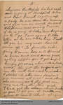 Partial Letter Written by Lieutenant C.F. Yates