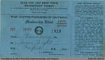 James Wright's 1928 UFO Membership Receipt