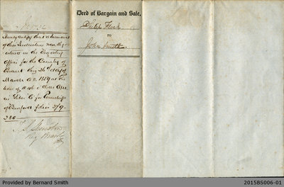 Land Deed Agreement Between Philip Flock and John Smith