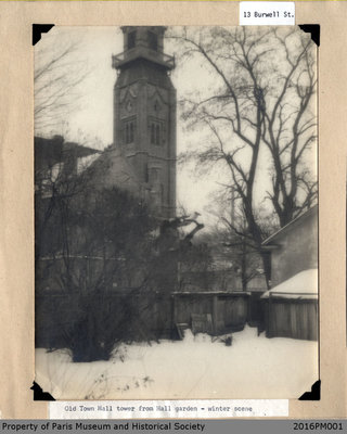 Photograph of Old Town Hall in Paris in the Winter