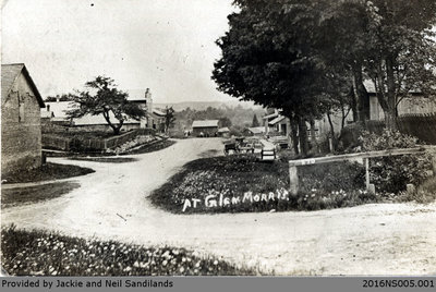 Main Street in Glen Morris Postcard