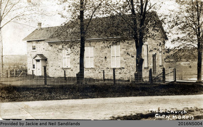 Glen Morris United Church Postcard