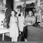 Photograph of the Cronins at the Grocery Store in Glen Morris