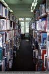 Photograph of Bookshelves at Paris Public Library