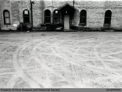 Photograph of the Parking Lot Behind Arlington Hotel