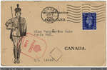 Postcard, John "Jack" Chapple Tate to Margaret Tate, 18 October 1941