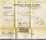 Invoice to James Pate from Edward Sang and Sons Nurserymen and Seed Merchants, October 25 1876