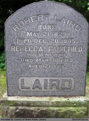 Robert, Rebecca (Fairchild), and George T. Laird