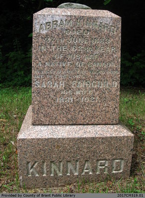 Eibern, Timothy, Abram, and Sarah (Fairchild) Kinnard