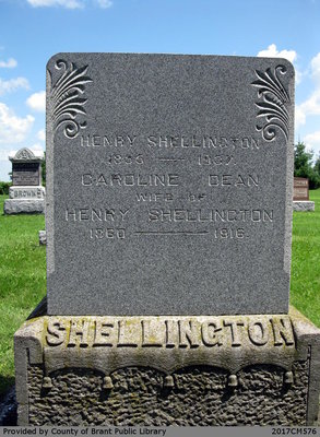 Henry and Caroline (Dean) Shellington