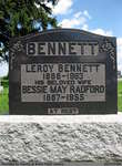 Leroy and Bessie May (Radford) Bennett
