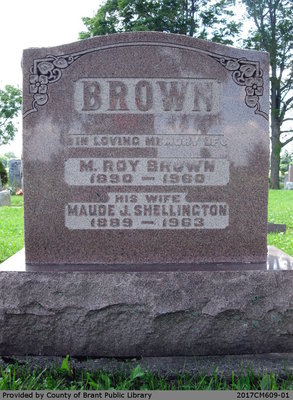 M. Roy and Maude J. (Shellington) Brown