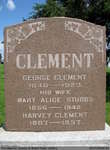 George, Mary Alice (Stubbs), Harvey Clement; Charles H. and Mary E. (Clement) Rathbun