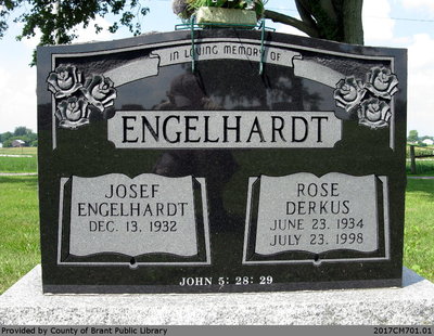 Josef and Rose (Derkus) Engelhardt