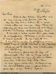Letter, John Wilson to Andy and Mary Pate, 6 Aug 1940
