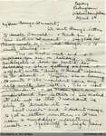 Letter, Margaret Jones [enclosed letter Joan Merklejohn] to Barry and Stewart Jones, 5 April 1942