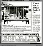 What's new in 2001 at Burford Fair