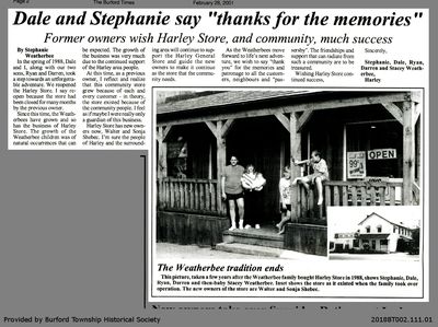 Dale and Stephanie say &quot;thanks for the memories&quot;