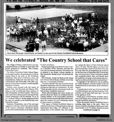 We celebrated &quot;The Country School that Cares&quot;