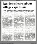 Residents learn about village expansion