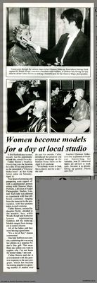 Women become models for a day at local studio