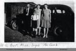 Photograph of McComb Family Members with Car