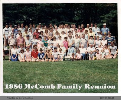 Photograph of McComb Family Reunion