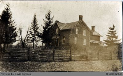 Postcard Photograph of McComb Home