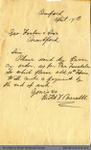 Letter to George Foster and Sons from Richard F. Meredith