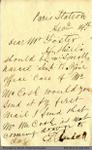 Letter to George Foster and Sons from J. Hendell