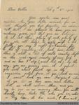 Letter to William Clarke from Uncle Jack and Aunt Ethel