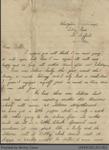 Letter to William Clarke from Elizabeth Clarke