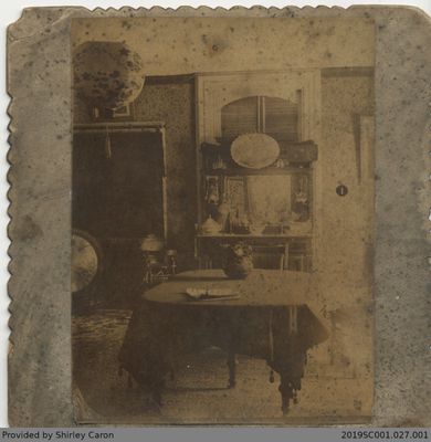 Framed Photograph of the Inside of a Home