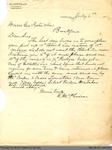 Letter to George Foster and Sons from the N. McPhedran
