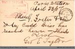 Letter to George Foster and Sons from George E. Taylor