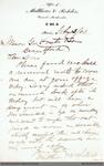 Letter to George Foster and Sons from Matthews and Rehder