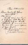 Letter to George Foster and Sons from Matthews and Rehder