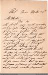 Letter to George Foster and Sons from R.A. McBride