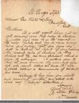 Letter to George Foster & Sons from J. Sutton Clark