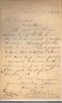 Letter to George Foster & Sons from J.M. McEwen