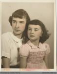 Photograph, Connie Coates with Sister, 1940s