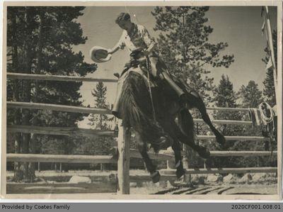 Photograph, Dan Coates Horse Riding